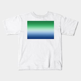 Gay Male Pride Flag Gradient Kids T-Shirt